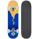 RollerCoaster Skateboards Drop-Through The ONE Edition: Feathers, Palms, Icecream, Surfer (Surfer)