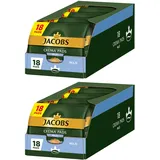 JACOBS Pads Crema Mild Senseo kompatibel 10 x 18 = 180 Kaffeepads helle Röstung