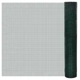 vidaXL Drahtzaun für Hühner 1x25 m Grün