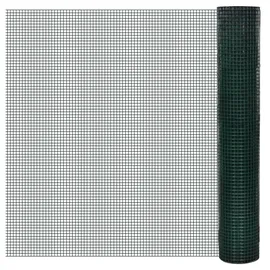vidaXL Drahtzaun für Hühner 1x25 m Grün