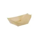Papstar Pure 11 x 6,5 cm Schiffchen Fingerfood-Schalen, Holz cm