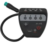 flammkraft Wasserdichtes Led-display Für Elektrofahrräder Und -roller Mit 5p-stecker 8102