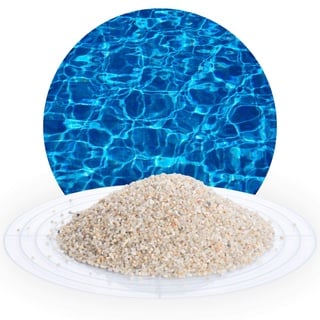 25 kg hygienischer Filtersand beige, Quarzsand - natürliches Filtermedium für Sandfilteranlagen zur Reinigung von Pool, Teich, Schwimmbad, Wasseraufbereitung von Schicker Mineral (1,0-2,0 mm)