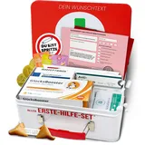 Personalisiertes Aller-Erste-Hilfe Geschenkset – Humorvolle Geschenkbox zum Geburtstag mit leckerem Gute-Laune Inhalt – Geschenkidee für Freunde & Familie (mit Namensgravur)
