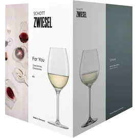 Schott Zwiesel FOR YOU Weißweinglas Kristallglas 0,3 l 4er Set