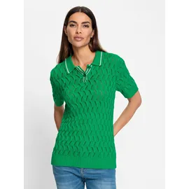 Heine Polopullover grün 36