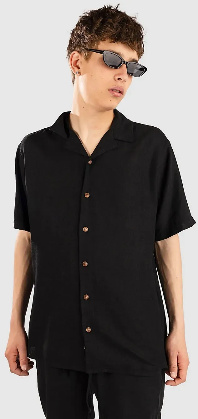 Anerkjendt Akleo Cot-Linen-Vis Hemd caviar Gr. L