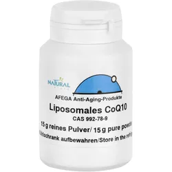 Liposomales Coenzym AFEGA® Q10-Pulver - 15 g reines Pulver (Unschlagbares Preis-Wirkungs-Verhältnis)