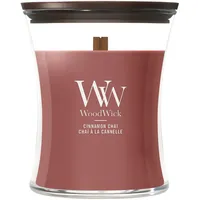 Woodwick Cinnamon Chai Duftkerze 275 g rot