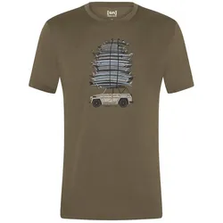 super natural Freizeit-Tshirt Surf Trip Tee - braun Herren