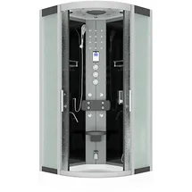 AcquaVapore Dampfdusche Duschkabine Sauna Dusche D58-23M3-EC 100x100 cm mit 2K Scheiben Versiegelung
