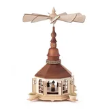 Pyramide mit Seiffener Kirche und Kurrende