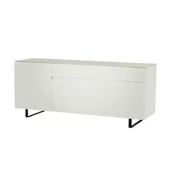 TV Board   ¦ weiß ¦ Maße (cm): B: 160 H: 66 T: 45.0
