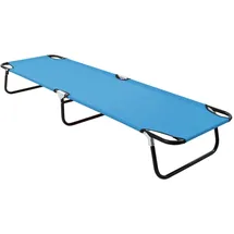 vidaXL Klappliege 97 x 63 x 28 cm Türkisblau
