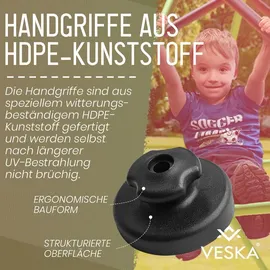 veska Klettergerüst DomeClimber grau/rot