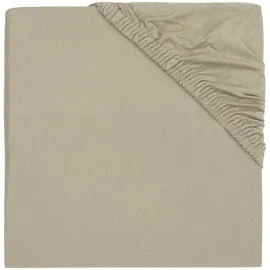 jollein Spannbettlaken Jersey 75 x 95 cm Olivgrün