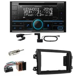 Kenwood DPX-7300DAB Bluetooth DAB CD USB Einbauset für Fiat Ducato ab 2022