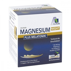 Magnesium Night Plus 1 Mg Melatonin Pulver