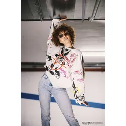 Capelli New York Sweatshirt »Bugs Bunny«, mit Allover-Muster Capelli New York smocked blue L