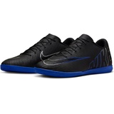 Nike Herren Vapor 15 Club IC, black/chrome-hyper royal 45.5