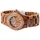 Raptor Damen - Holzuhr Holz Armbanduhr Strichindex Analog Quarz RA20208 - Braun
