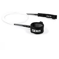 FCS 6 Comp Essential Leash-Black/White