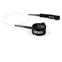 FCS 6 Comp Essential Leash-Black/White