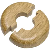 HARO Unbekannt 403448 Heizkörperrosette Massivholz farblos 22/50 mm 1/2”, Holzart: Eiche lackiert