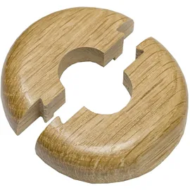 HARO Unbekannt 403448 Heizkörperrosette Massivholz farblos 22/50 mm 1/2”, Holzart: Eiche lackiert