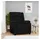 vidaXL Relaxsessel Schwarz Polyester 93 x 76 x 0 cm Schwarz mit verstellbarer Rückenlehne