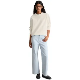 Marc O'Polo Sweatshirt Rückenprint Silky Weiß S