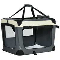 PawHut Hundebox faltbar Hundetasche Transporttasche mit Kissen 70 x