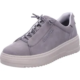 Marco Tozzi Damen Sneaker flach mit Wechselfußbett Freizeit, Grau 38