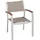 Merxx Naxos Stapelsessel 59 x 56 x 85 cm grau 2er Set