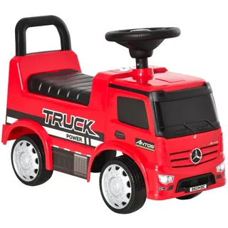 Homcom Rutscherfahrzeug als LKW Rot+Schwarz