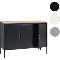 Mendler Kommode HWC-L84, Sideboard Schrank Anrichte, 3 Türen Metall