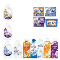 13tlg. Mix | Lenor Weichspüler | 2in1 Waschmittel flüssig | Pods + Sisal-Bag