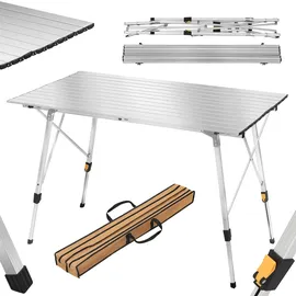 Woltu Campingtisch klappbar Silber