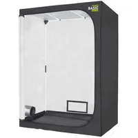 Garden Highpro Growbox Wachstumszelt 120 x 60 x 180 cm Schwarz