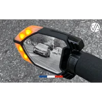 Visaia bike QLïR Rückspiegel Blinker für Fahrrad und Scooter