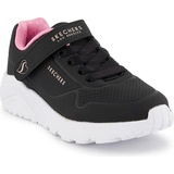 SKECHERS Mädchen, Uno Lite Sneaker, Black, 30