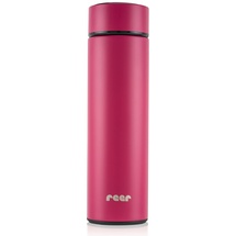 Reer ColourDesign Edelstahl-Isolierflasche | 450 ml | Thermoflasche | Ideal für Kinder | klein & handlich | beerenrot