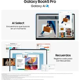 Samsung Galaxy Book5 Pro 14" Intel Core Ultra 5 226V 16 GB RAM 512 GB SSD Win11 Pro
