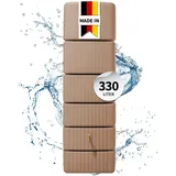 4rain Slim Wandtank 330 l taupe