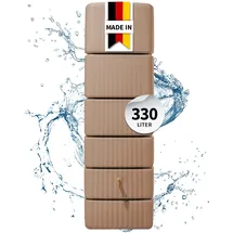 4rain Slim Wandtank 330 l taupe
