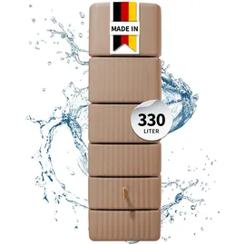 4rain Slim Wandtank 330 l taupe