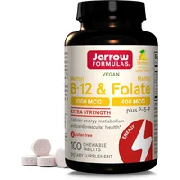 Jarrow Formulas Methyl B-12 & Methyl Folat Kautabletten 100 St.