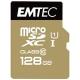 Emtec microSDXC Gold+ 128GB Class 10 + SD-Adapter