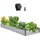 Vevor Hochbeet 360,5 x 120,5 x 28,5 cm Silber