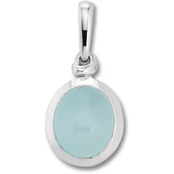 Ketten-Anhänger ONE ELEMENT "Chalcedon Anhänger aus 925 Silber", silber, Schmuckanhänger, Damen, Silber 925 (Sterlingsilber), Damen Silber Schmuck